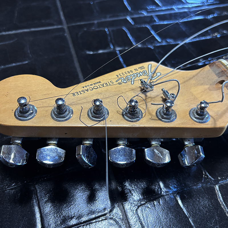 Démontage des cordes