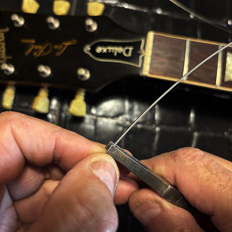 Remontage des cordes